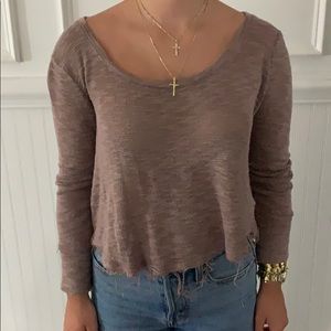 Mauve lightweight sweater